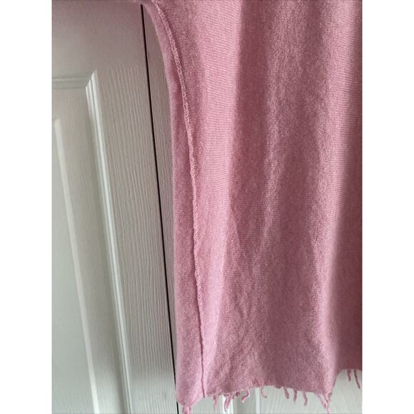 Bianco‎ & Blu Womens XL Pink Knit Italian Wool Cashmere Silk Blend Sweater Fem - Picture 4 of 8